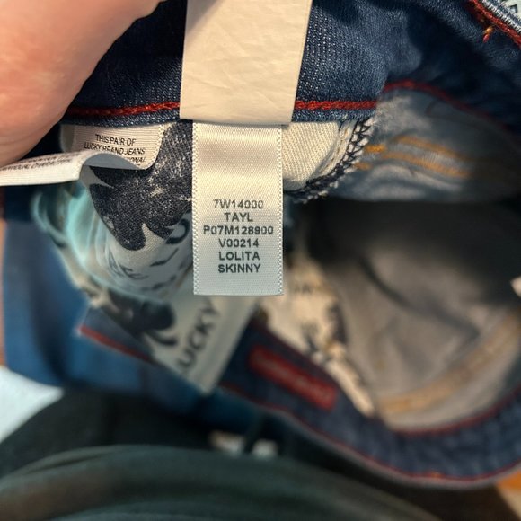 Lucky Brand Made In L.A. Lolita Mid Rise Skinny Jean In Taylor (26x28) - Picture 7 of 7